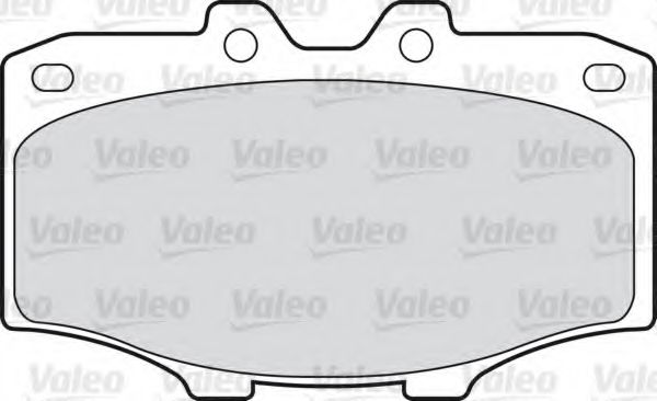 Imagine set placute frana,frana disc VALEO 551662