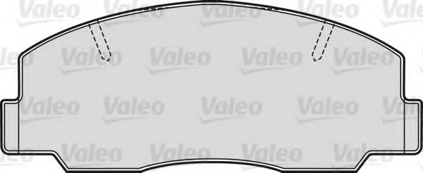 Imagine set placute frana,frana disc VALEO 551688