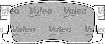 Imagine set placute frana,frana disc VALEO 551738