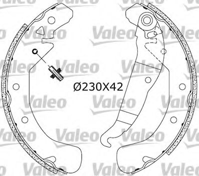 Imagine Set saboti frana VALEO 554844