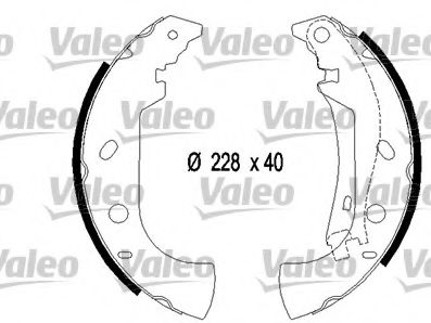 Imagine Set saboti frana VALEO 562646