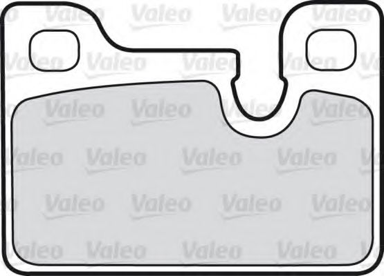 Imagine set placute frana,frana disc VALEO 598096