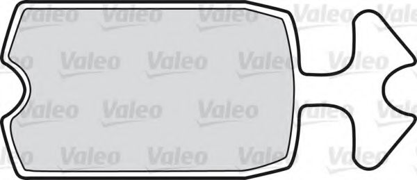 Imagine set placute frana,frana disc VALEO 598144