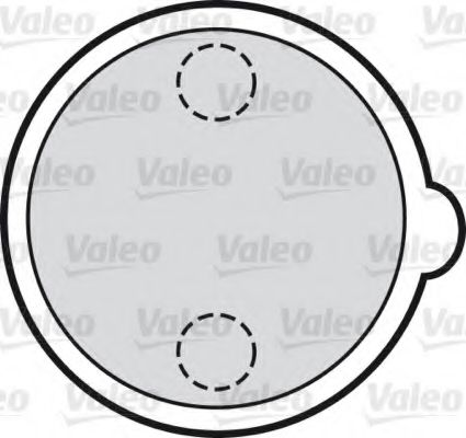 Imagine set placute de frana,frana de parcare cu disc VALEO 598364