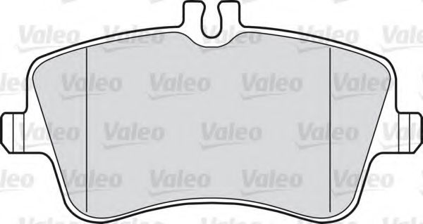 Imagine set placute frana,frana disc VALEO 598448