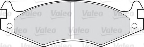 Imagine set placute frana,frana disc VALEO 598595