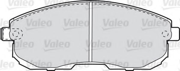 Imagine set placute frana,frana disc VALEO 598787