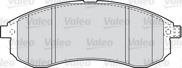 Imagine set placute frana,frana disc VALEO 598855