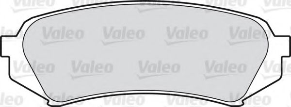 Imagine set placute frana,frana disc VALEO 598865