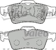 Imagine set placute frana,frana disc VALEO 601005