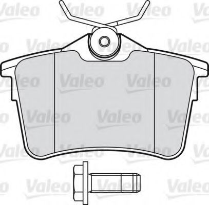 Imagine set placute frana,frana disc VALEO 601042