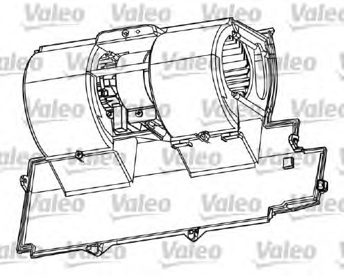 Ventilator, habitaclu VALEO 698511