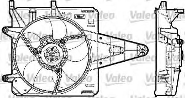 Motor electric,ventilator VALEO 698517