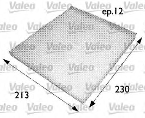 Imagine Filtru, aer habitaclu VALEO 698691