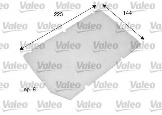 Imagine Filtru, aer habitaclu VALEO 698797