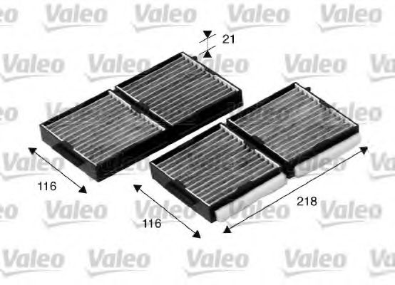 Imagine Filtru, aer habitaclu VALEO 698890