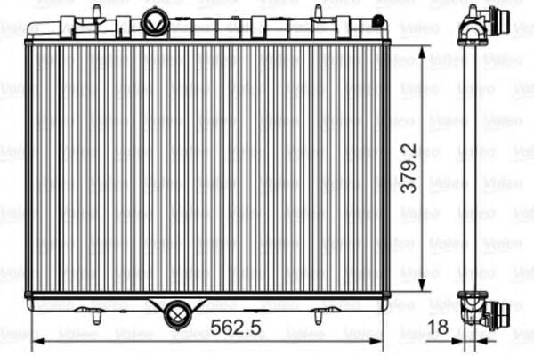 Radiator, racire motor VALEO 701507
