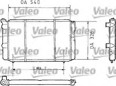 Imagine Radiator, racire motor VALEO 730002