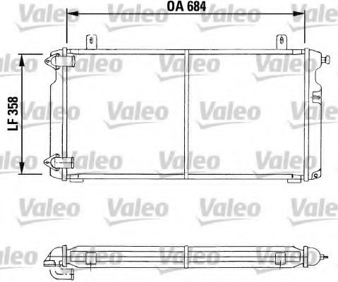 Imagine Radiator, racire motor VALEO 730014