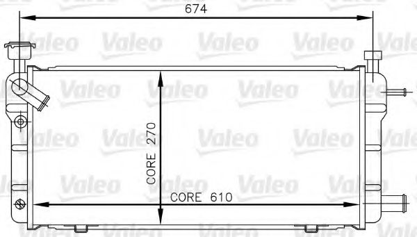 Imagine Radiator, racire motor VALEO 730018