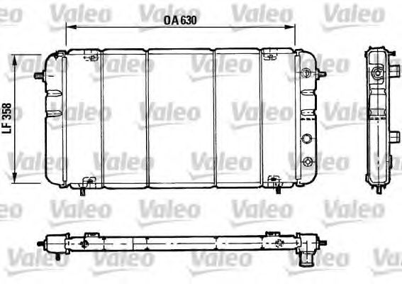 Imagine Radiator, racire motor VALEO 730033