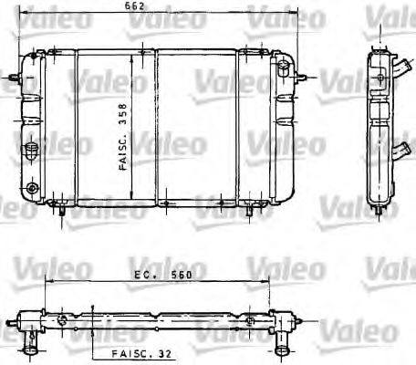 Imagine Radiator, racire motor VALEO 730034