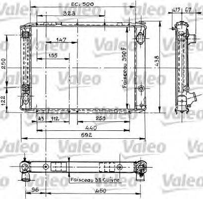 Imagine Radiator, racire motor VALEO 730057