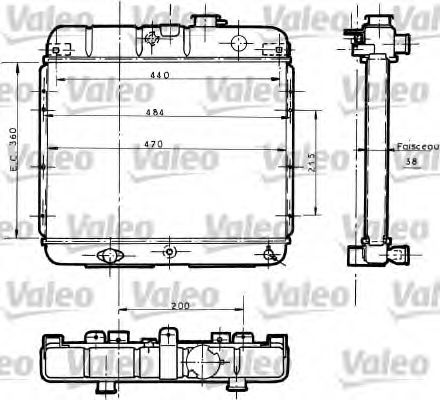 Imagine Radiator, racire motor VALEO 730061