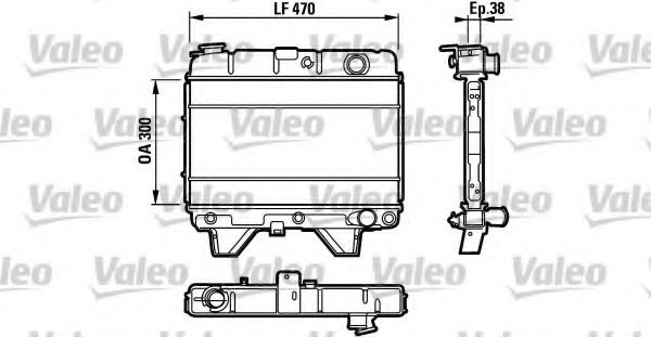 Imagine Radiator, racire motor VALEO 730063