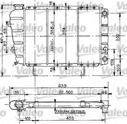 Imagine Radiator, racire motor VALEO 730067