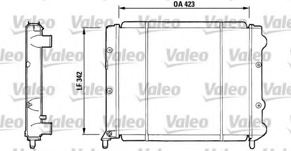 Imagine Radiator, racire motor VALEO 730081