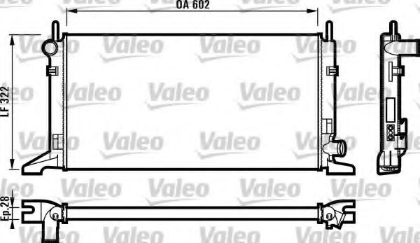 Imagine Radiator, racire motor VALEO 730117