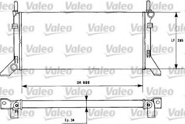 Imagine Radiator, racire motor VALEO 730120