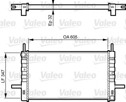 Imagine Radiator, racire motor VALEO 730123