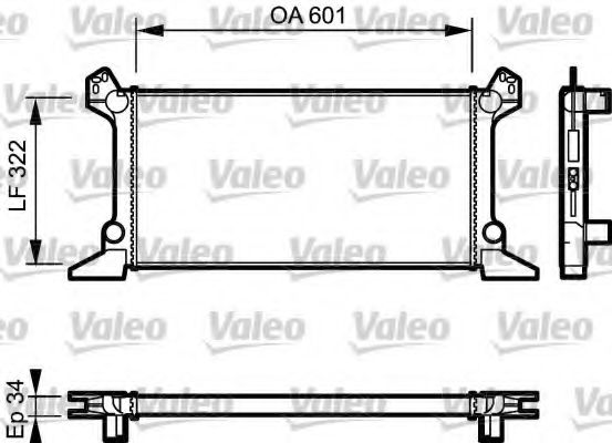 Imagine Radiator, racire motor VALEO 730124