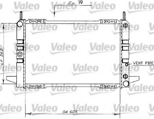 Imagine Radiator, racire motor VALEO 730144