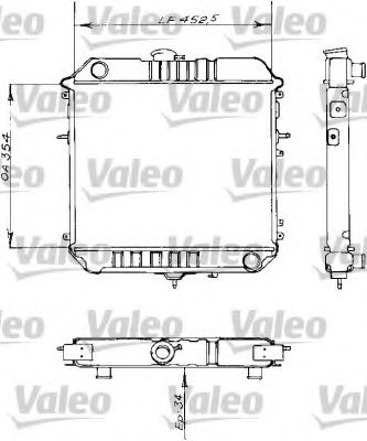 Imagine Radiator, racire motor VALEO 730155