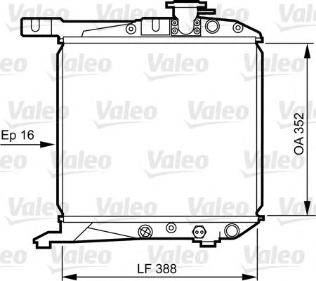 Imagine Radiator, racire motor VALEO 730168