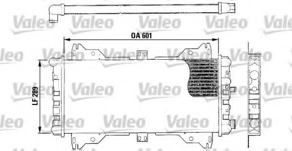 Imagine Radiator, racire motor VALEO 730169