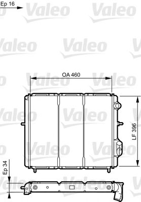 Imagine Radiator, racire motor VALEO 730183