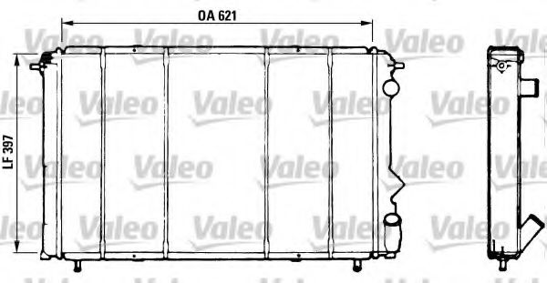 Imagine Radiator, racire motor VALEO 730184