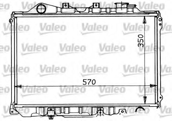 Imagine Radiator, racire motor VALEO 730189