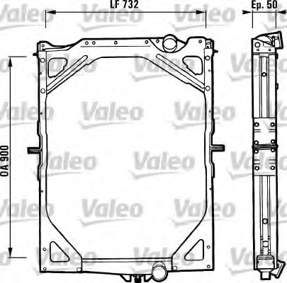 Imagine Radiator, racire motor VALEO 730222