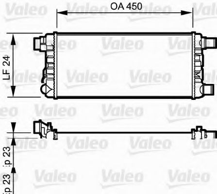 Imagine Radiator, racire motor VALEO 730309