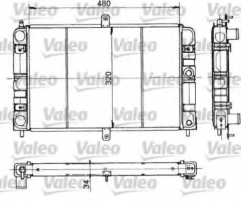 Imagine Radiator, racire motor VALEO 730317