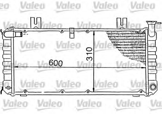 Imagine Radiator, racire motor VALEO 730318