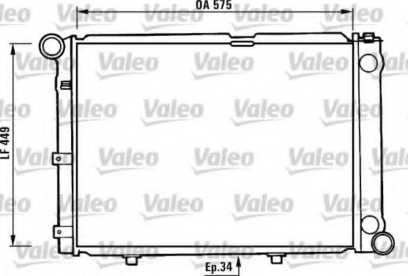 Imagine Radiator, racire motor VALEO 730344