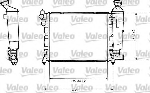 Imagine Radiator, racire motor VALEO 730366