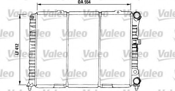 Imagine Radiator, racire motor VALEO 730376