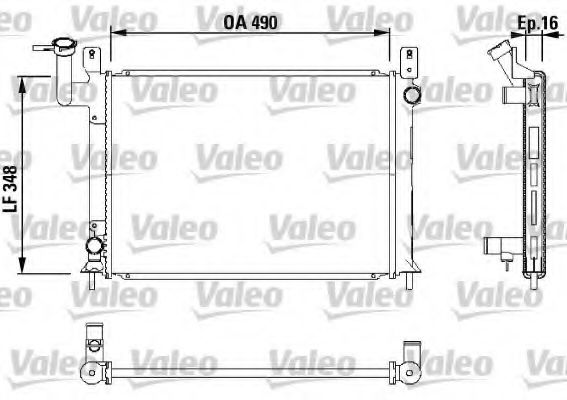 Imagine Radiator, racire motor VALEO 730406